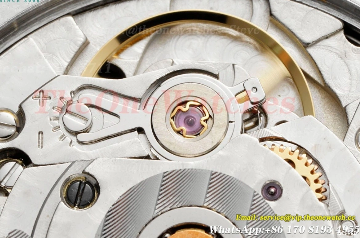 Rubber Colorful Orange A2824 Dial on TF SS RU Superocean 42mm Strap 0324